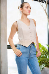 Yolanda Waistcoat Top