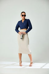 Overlap Long Sleeve WW Top