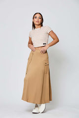 SleekZip Flare Skirt