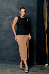 Crystal Mirage Midi Skirt