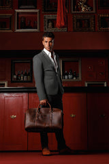 Redvers Buller “Heritage Voyager” Leather Duffle Bag