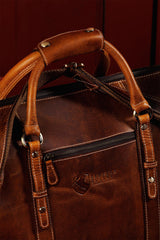 Redvers Buller “Heritage Voyager” Leather Duffle Bag