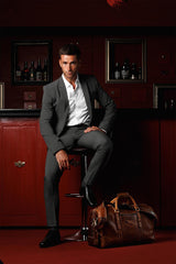 Redvers Buller “Heritage Voyager” Leather Duffle Bag