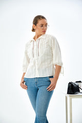 Pintuck Detail WW Top