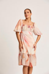 Allison Bustier Midi Dress