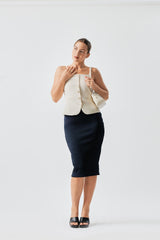 Luxe Harness Blazer Top