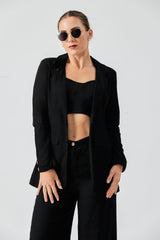 Elowen Loom Linen Blazer