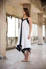 Talia Loom Linen Dress