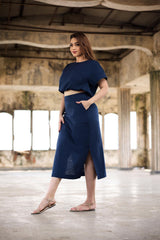 Lina Belle Linen Top