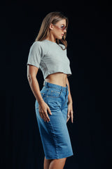 SCY Thermal Tee Crop Top