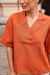 Camille Dawn Linen Top