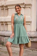 Roselle Linen Dress