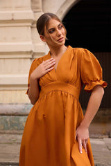 Sunwoven Linen Dress