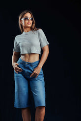 SCY Thermal Tee Crop Top