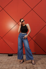 High-Rise Vintage wide Jeans