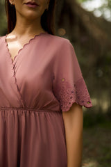 Floral Bloom Linen Dress