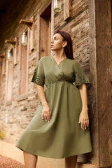 Floral Bloom Linen Dress