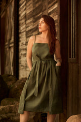 Briar Bloom Linen Dress