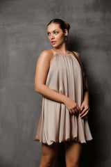 Bubble Bloom Mini Dress