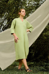 Nuvia Linen Shirt Dress