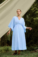 Soline Petal Linen Dress