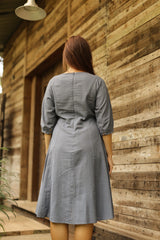 Luna Fawn Linen Dress