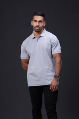 Gridline Tipped Collar Polo