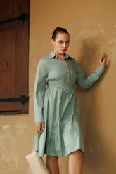 The Apricot Ease Dress