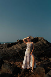 Orchid Bloom Maxi Dress