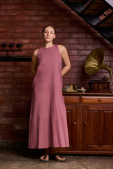 Velina Bloom Linen Dress