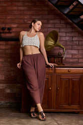 Roselle Dawn Linen Pant