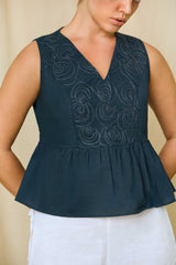 Floryn Belle Linen Top