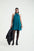 Emerald Drift Halter dress