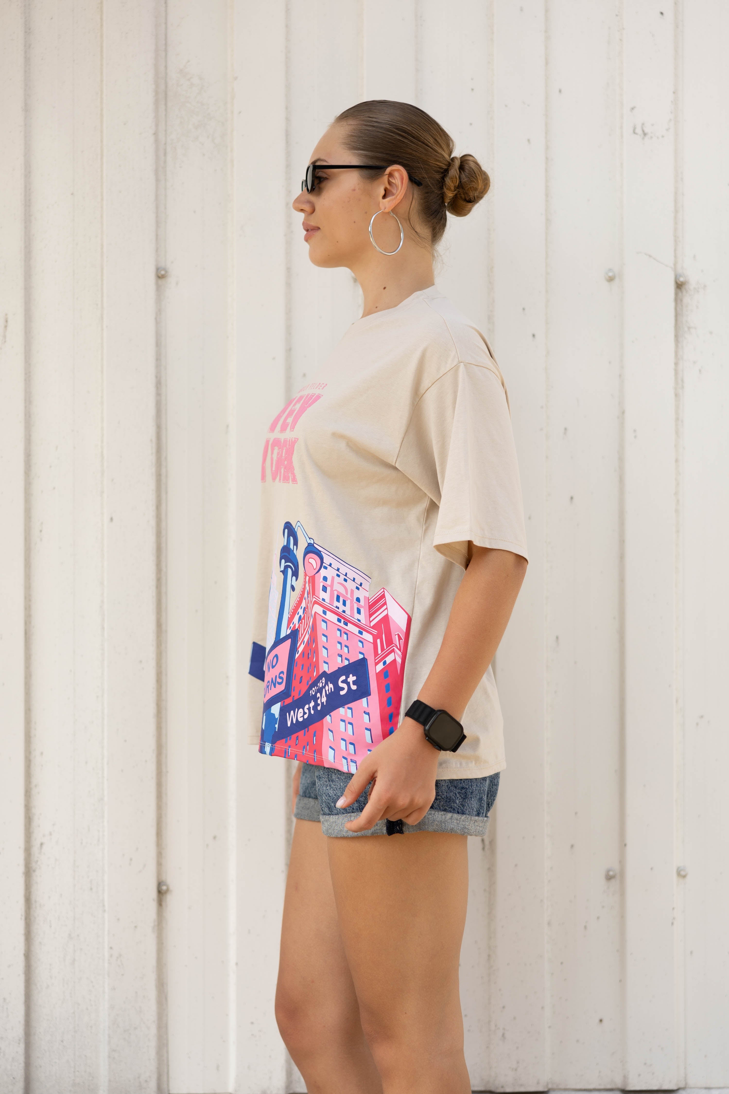 Cityscape Oversized T