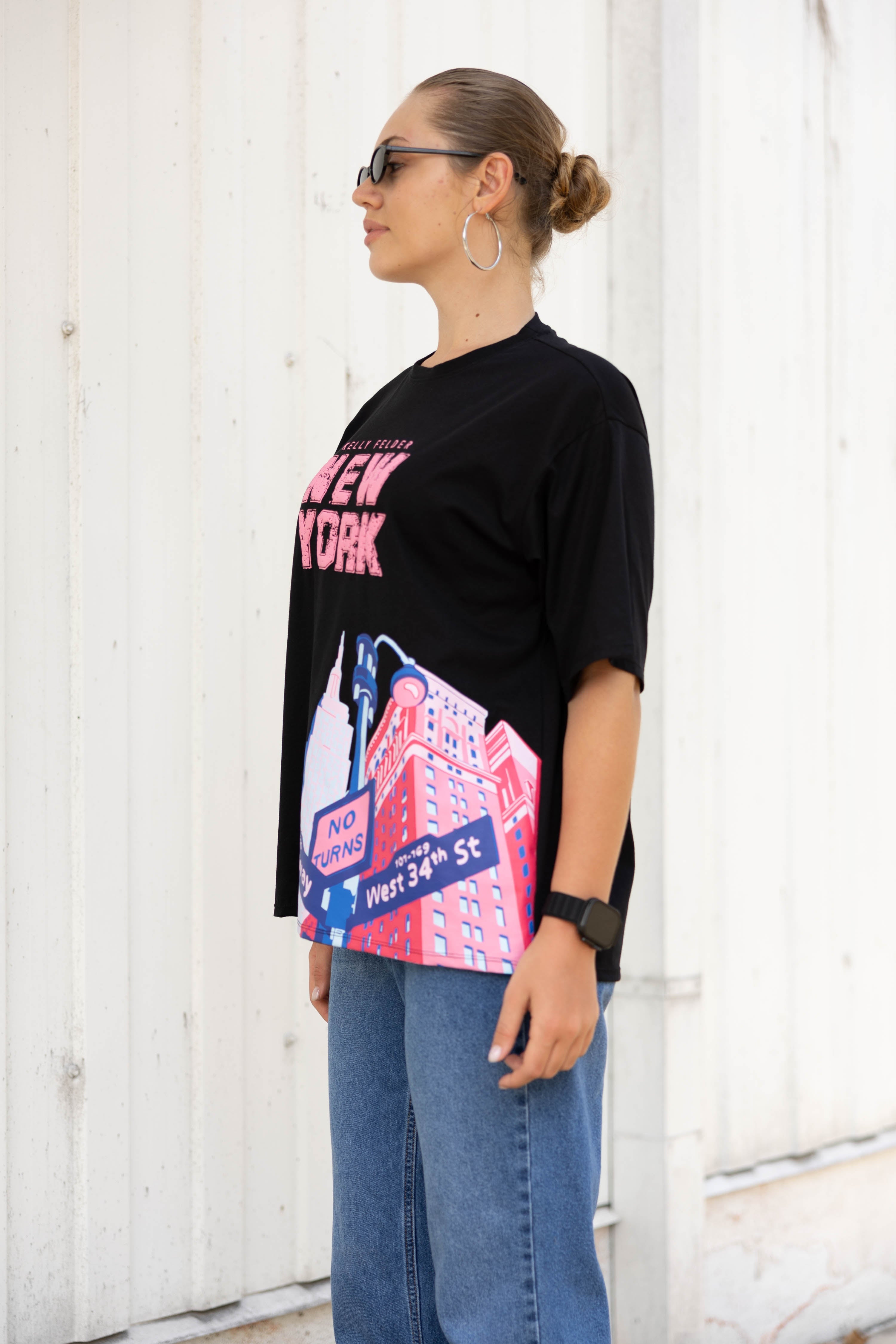 Cityscape Oversized T