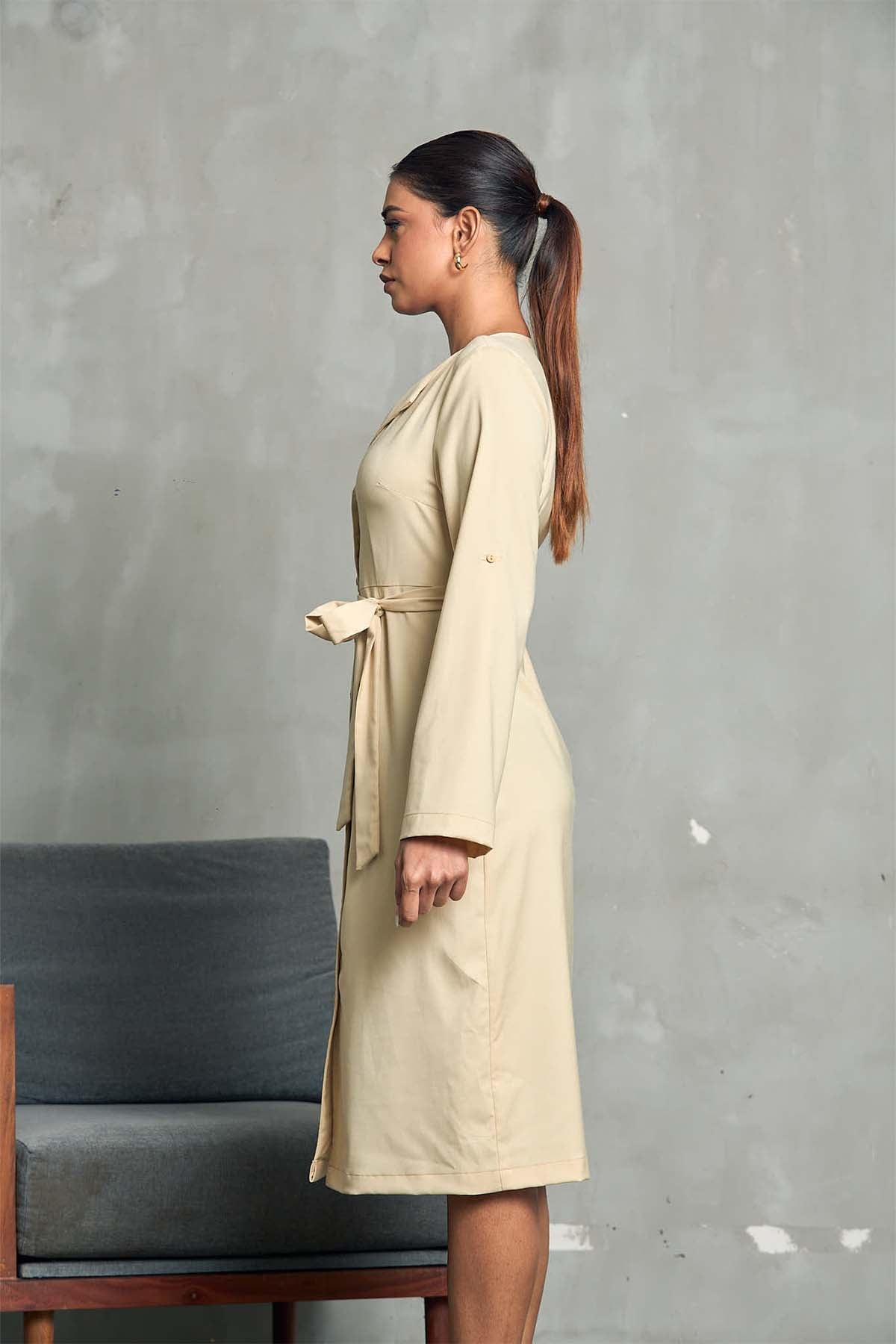 Sandstone Elegance Shirt Dress (In store 9th January)