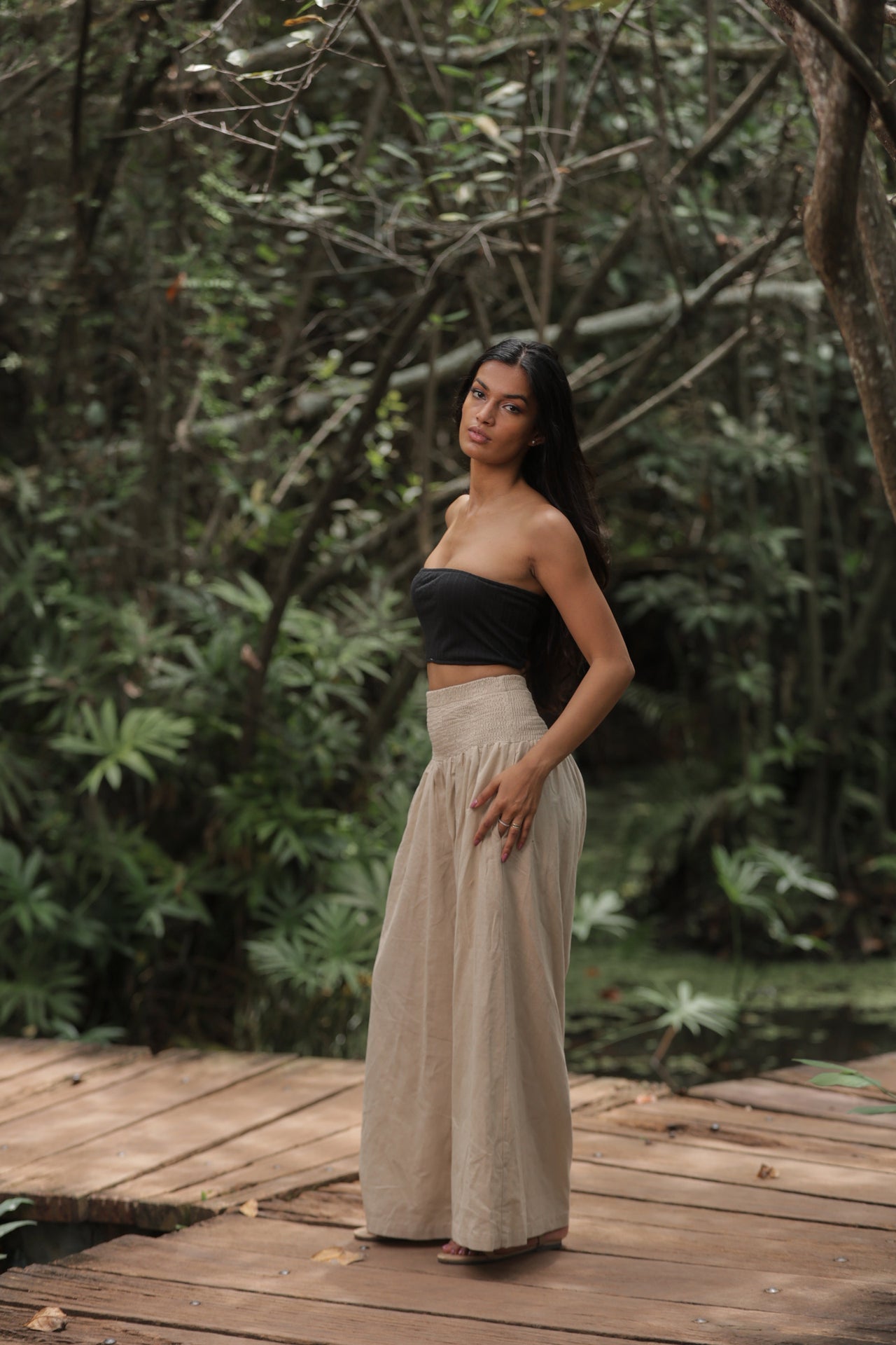 Mariel Bloom Linen Pant
