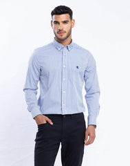 Aristocrat Formal Shirt - Navy Stripe