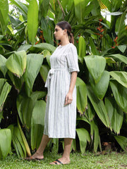 Deep In Heart Linen Dress