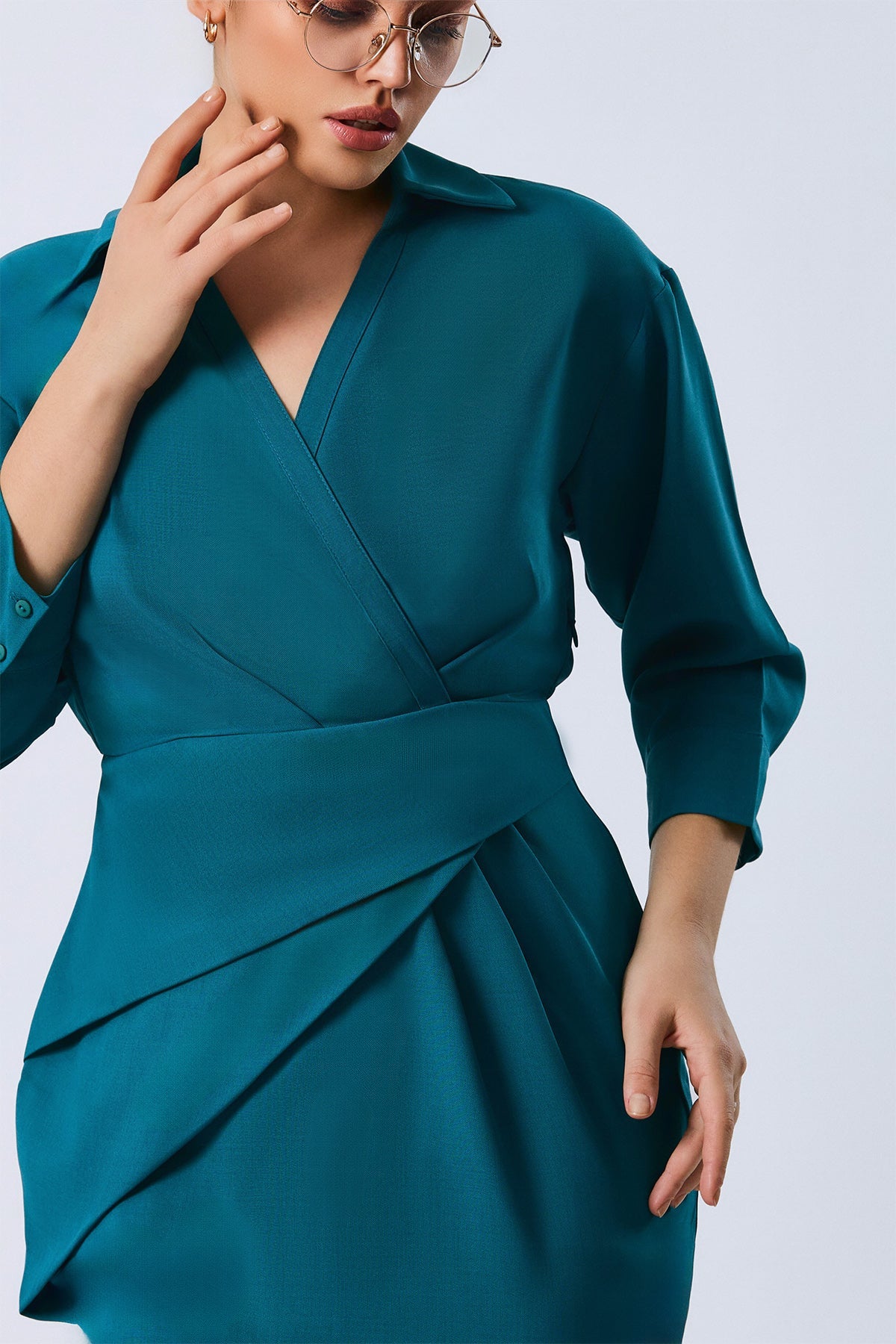 Modular Elegance Dress