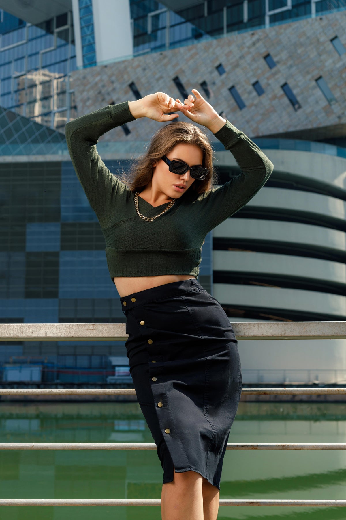 Wrap Luxe Crop Top