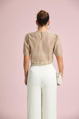 Gilded Whisper Top
