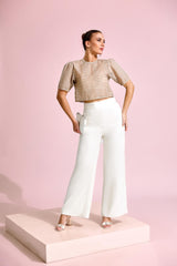 Gilded Whisper Top