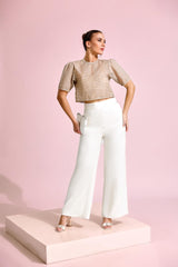 Gilded Whisper Top