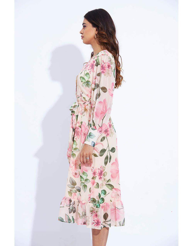 Kaylee Printed Midi Dress