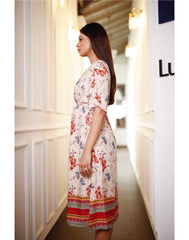 Cilendra Boho Midi Dress