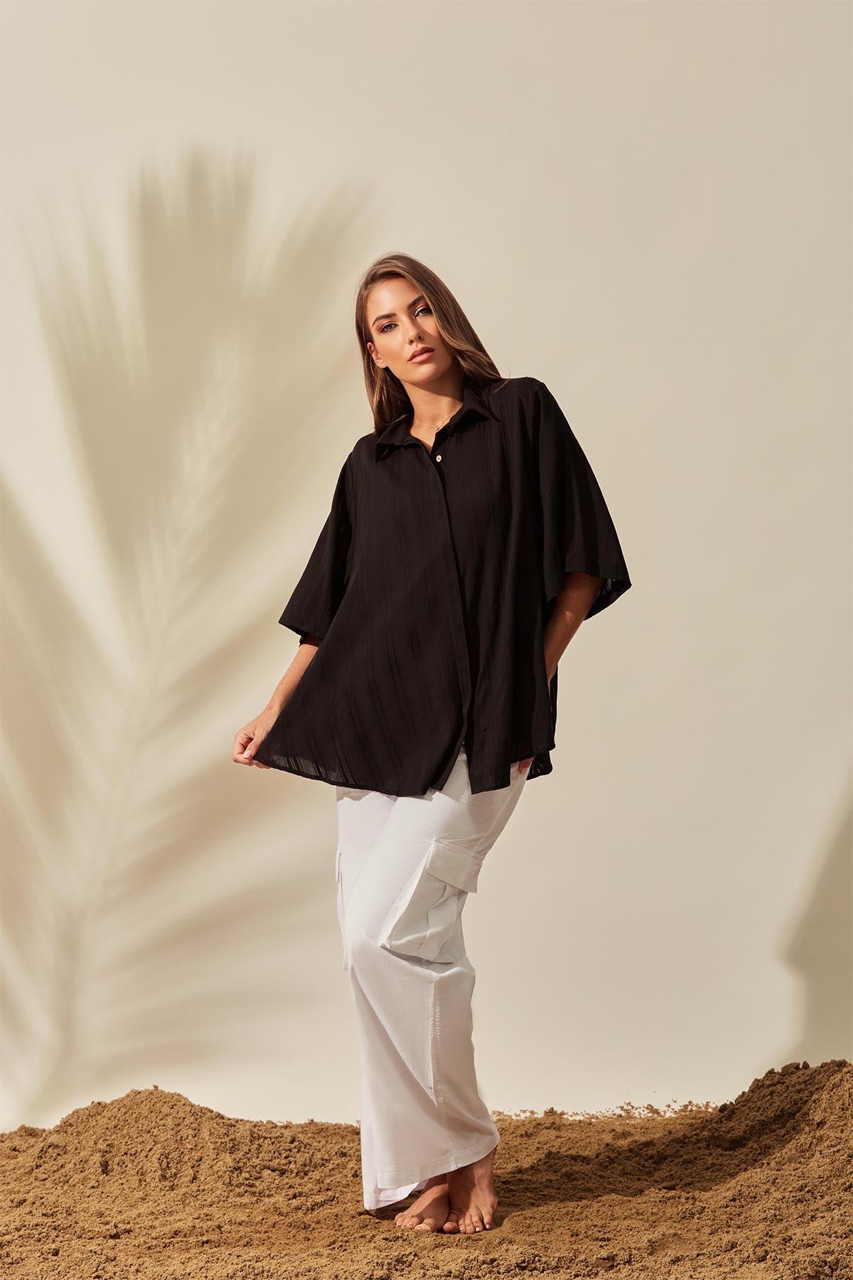 Nomi Earth Linen Cargo Pant