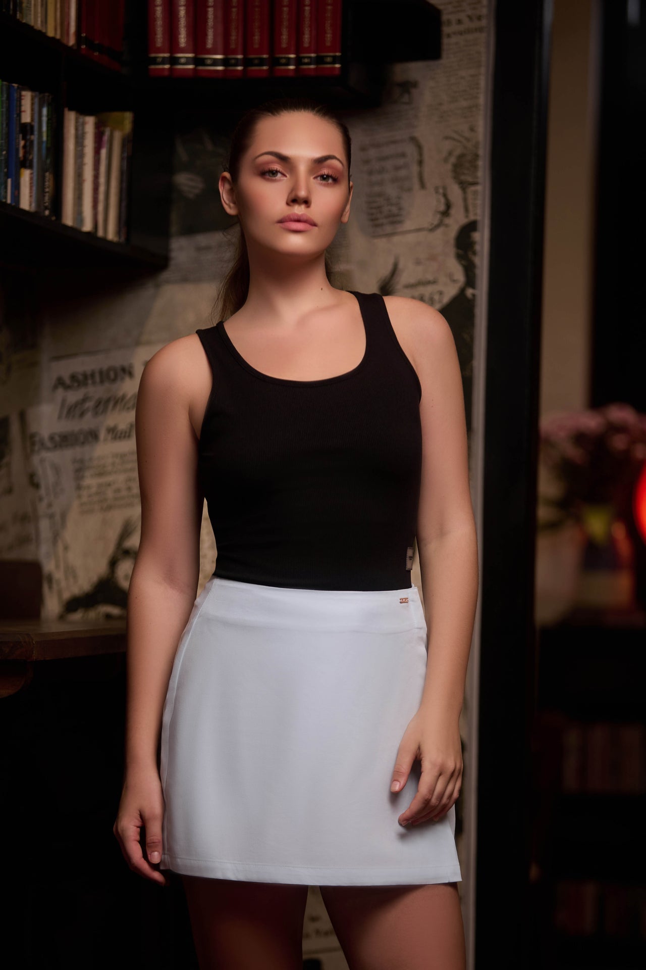 Scoop Sizzle Ribbed Tank