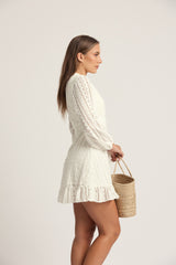 Layla Puff Sleeve Short Dress