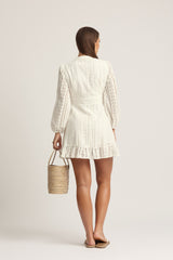 Layla Puff Sleeve Short Dress